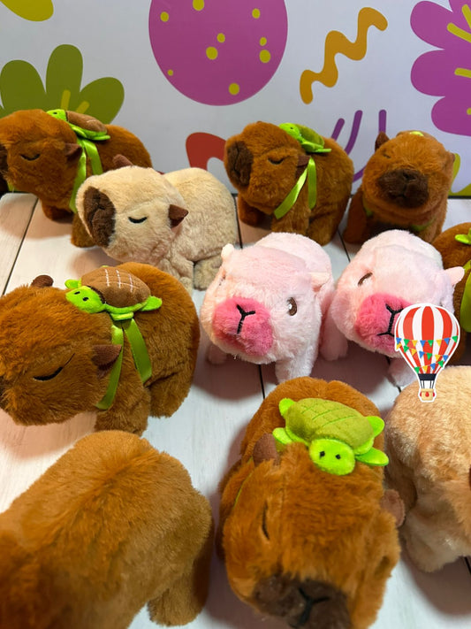 Peluche De Movimiento (Capibara Y Conejo) CHIKY MARKET