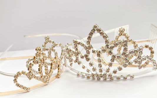 Corona Princesa Metal Con Piedra