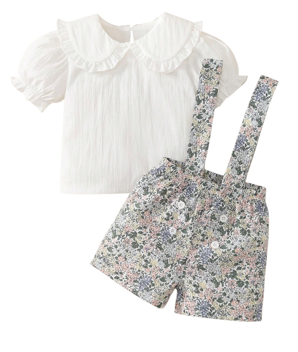 Coverall Florecitas Mia Azul CHIKY NYNO