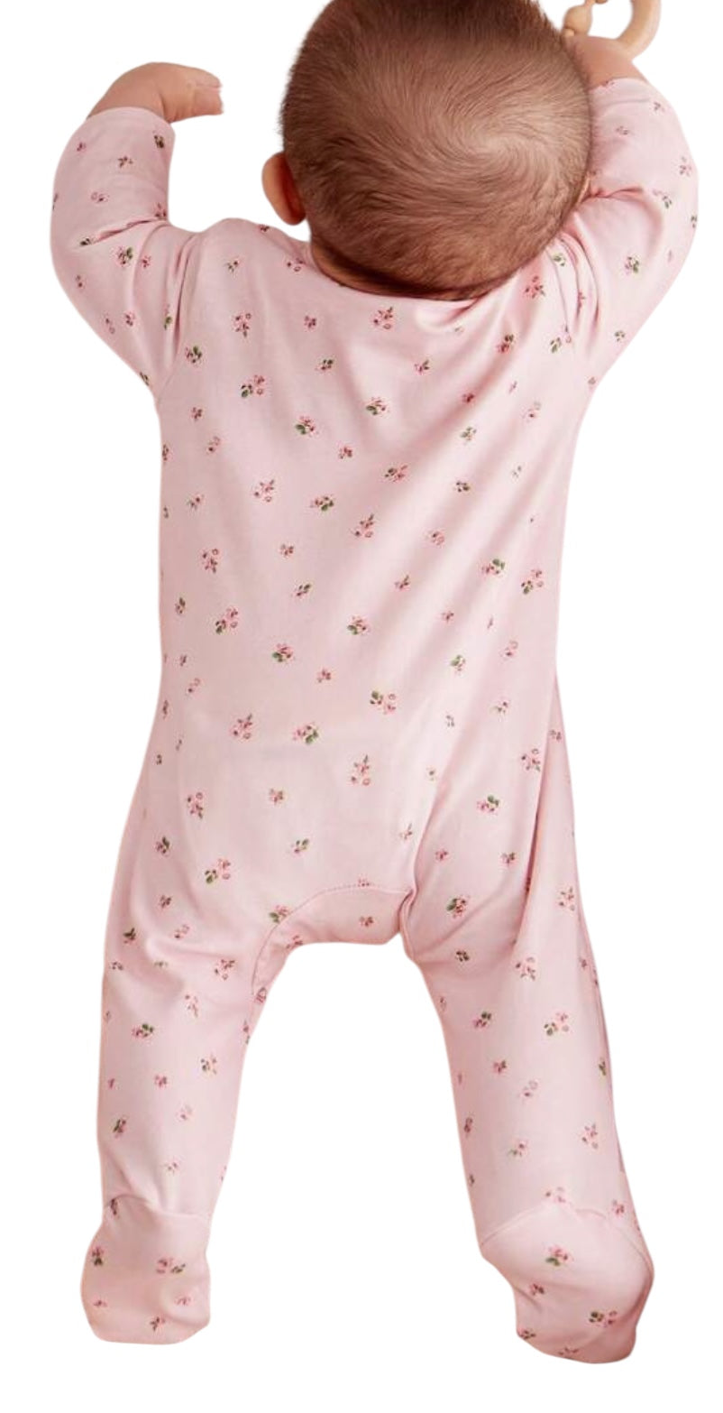 Mameluco Florecitas Rosa CHIKY NYNO