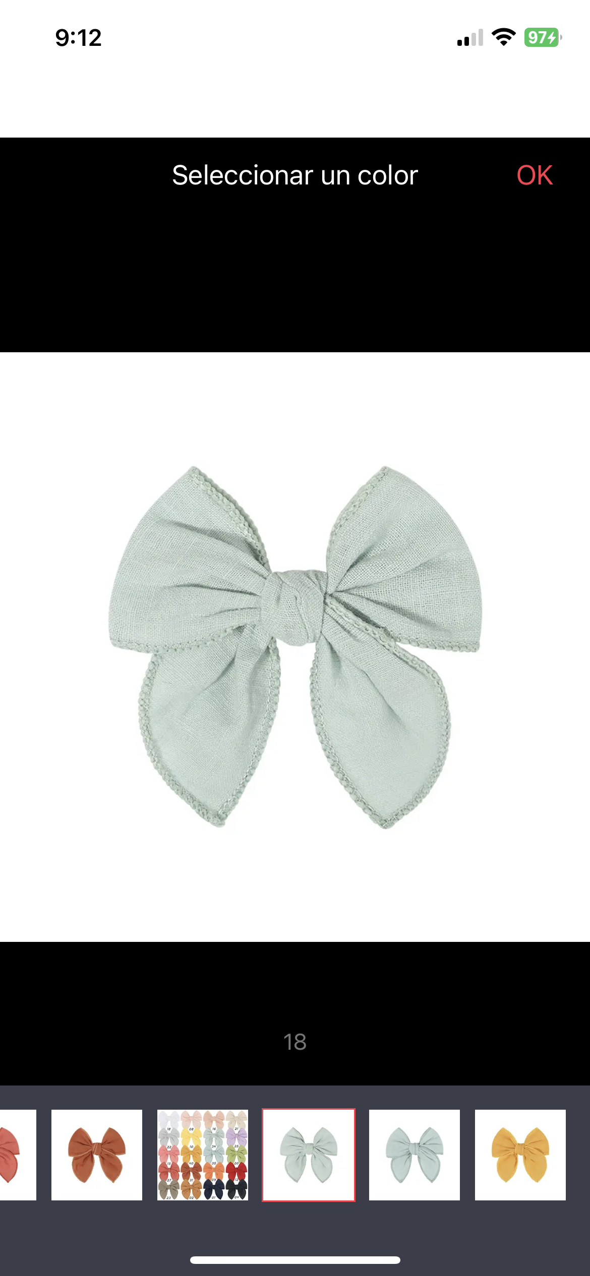 Moño Madeleine Chico